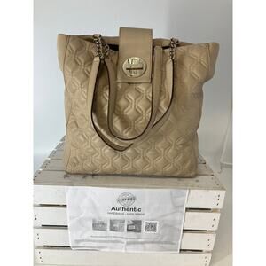 KATE SPADE LARGE QUILTED SMOOTH LEATHER SHOULDER BAG ASIS